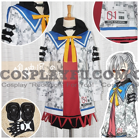 Tina Cosplay Costume from CLOSERS (6832)