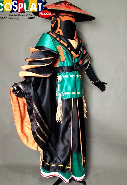 Aobozu (Previously Blue Monk) Cosplay Costume from Onmyoji