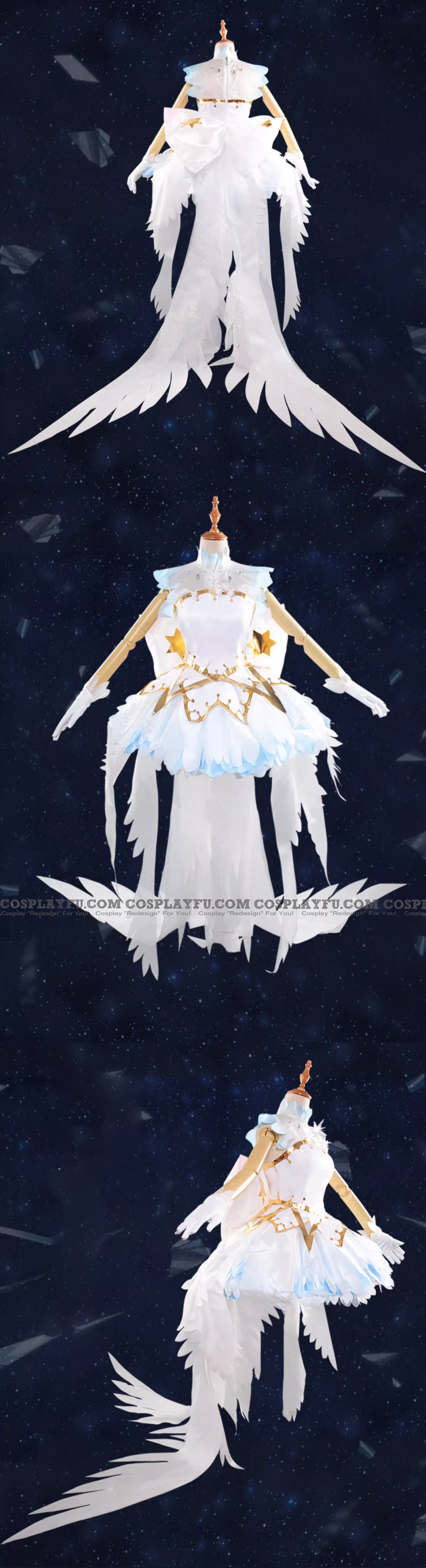 Sakura Cosplay Costume (Snow Angel) from Cardcaptor Sakura