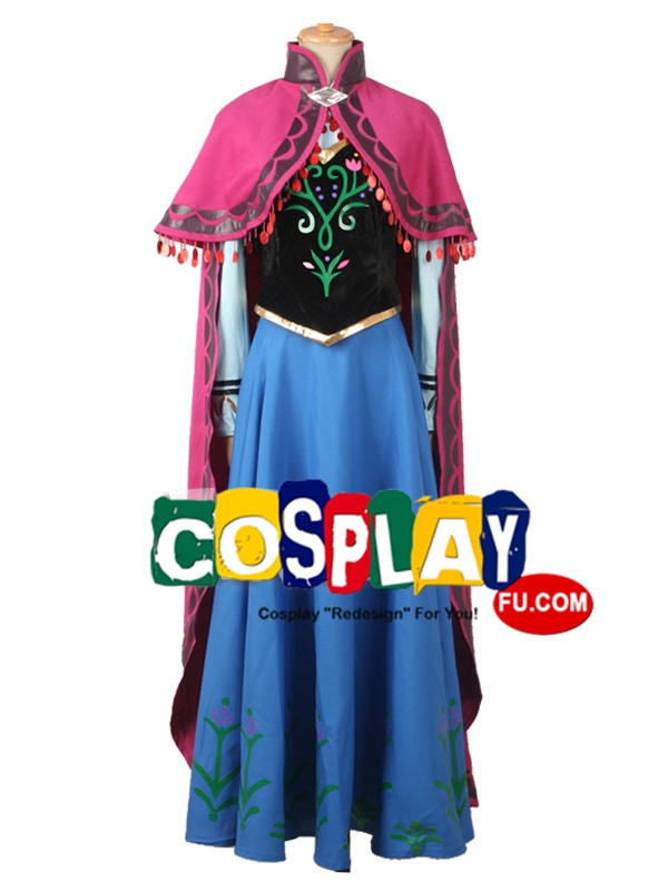 Anna Cosplay Costume from Frozen (9418)