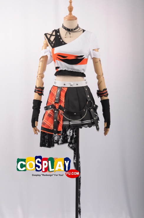 Honoka Kosaka Cosplay Costume (Rock) from Love Live!