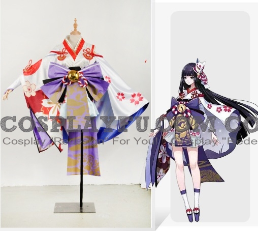 Yuki Cosplay Costume (2nd) from Onmyoji