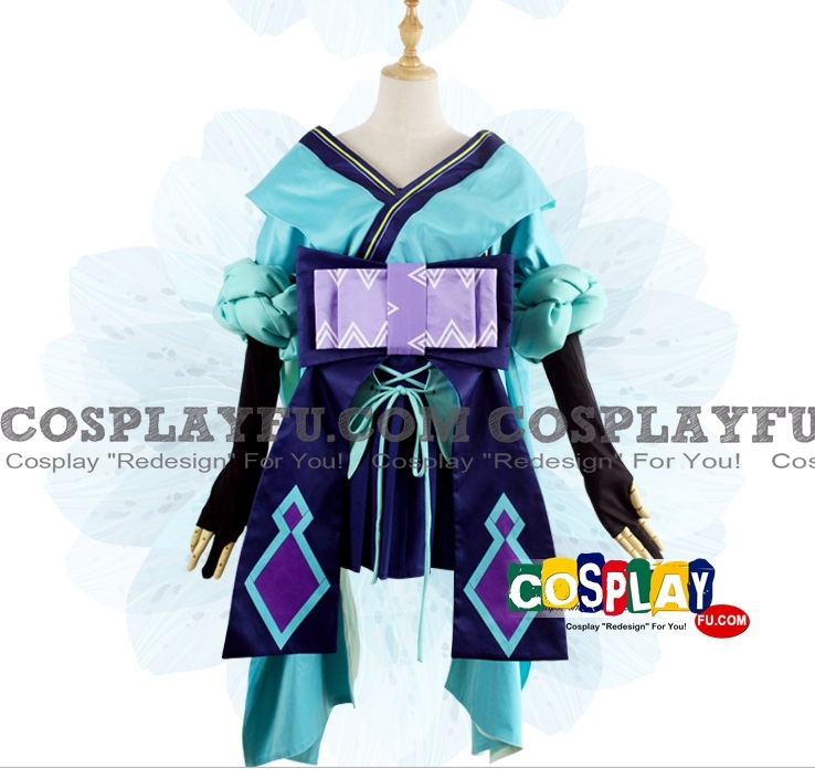 Aoandon Cosplay Costume from Onmyoji