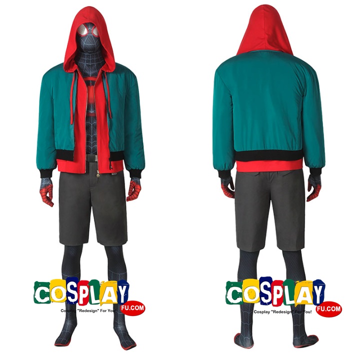 Miles Morales Cosplay Costume from Marvel Super Hero Squad Online