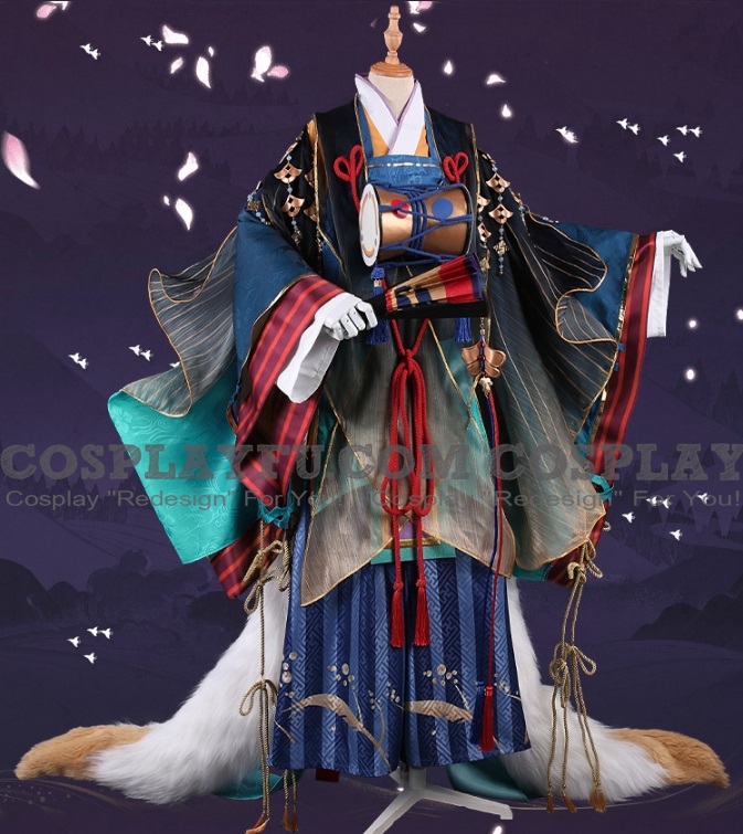Tamamo no Mae Cosplay Costume from Onmyoji