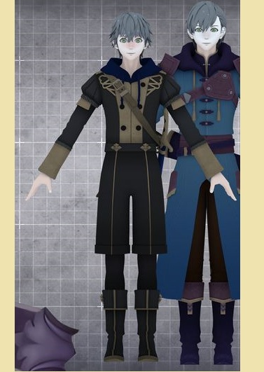 Ashe Ubert Cosplay Costume from Fire Emblem: Three Houses