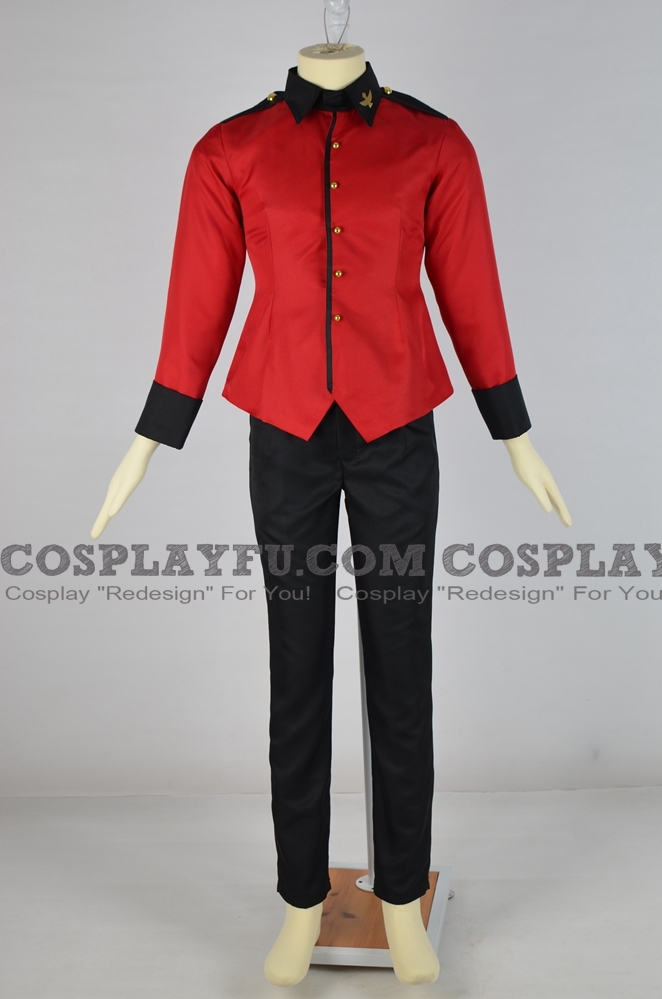 Nishizumi Miho Cosplay Costume from GIRLS und PANZER Male style Cosplay 