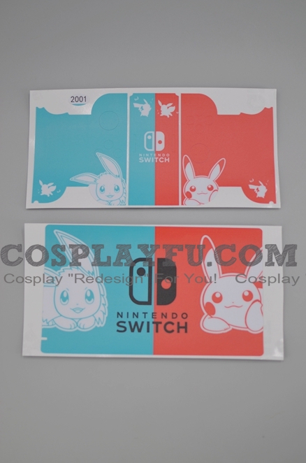 Pikachu Nintendo Switch Decal Cosplay (2001)