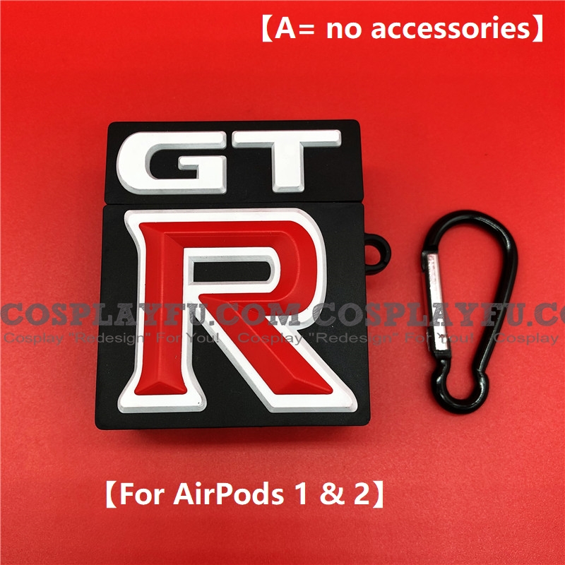 Initial D GTR Cute Airpod Case Silicone Case for Apple AirPods 1, 2
