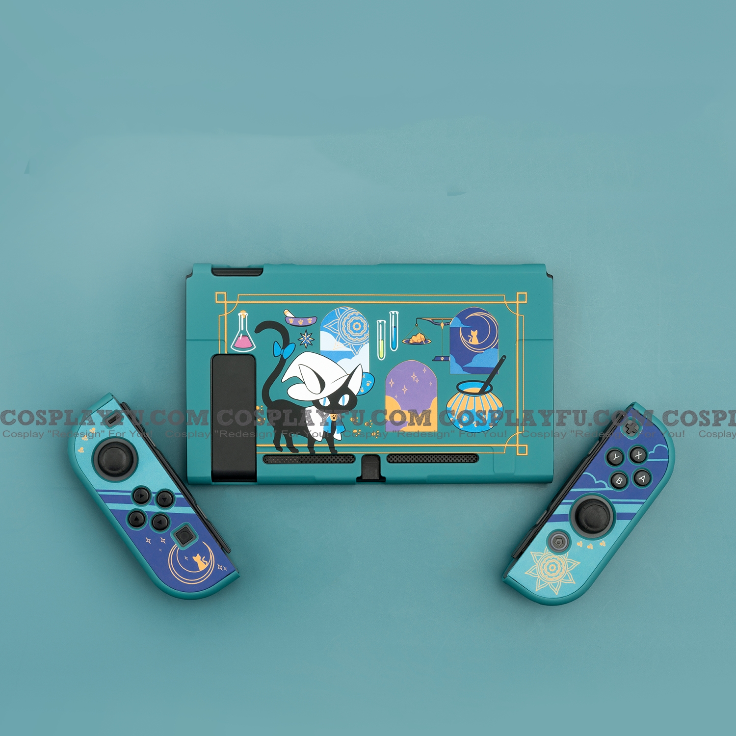 Grün Lady Katze Nintendo Switch Protection Cover Cosplay (81422)