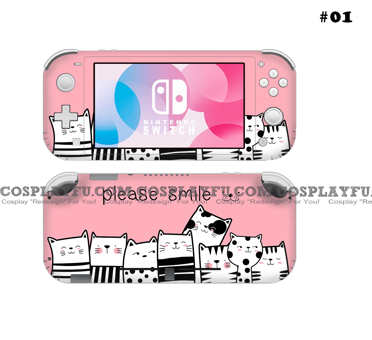 Lite Skin Gatto - Nintendo Switch Lite Decal NS Skin Sticker Cosplay (81546)