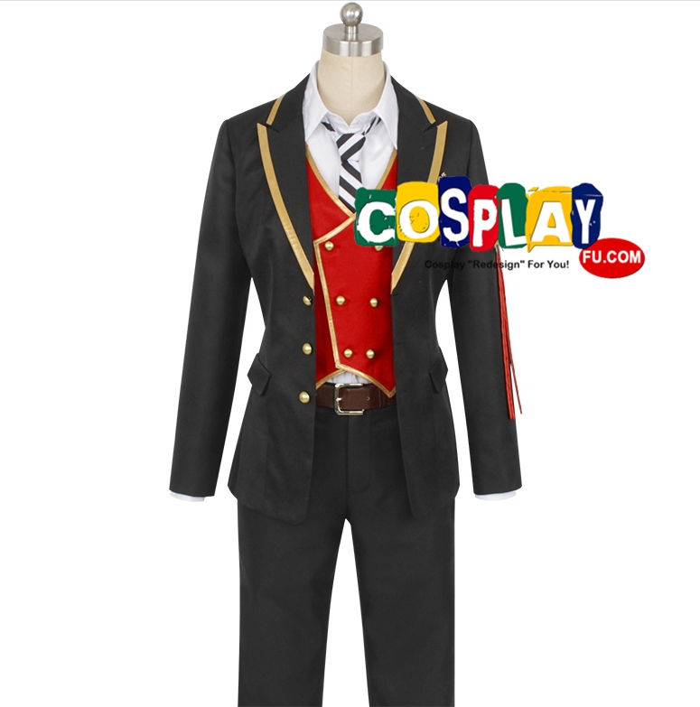 Twisted Wonderland Trey Clover Costume (School Uniform)