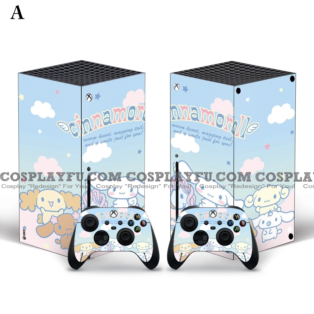 Japanese Cane Skin Decal Per Xbox Series X Console And Controller, Pieno Wrap Vinyl Cosplay
