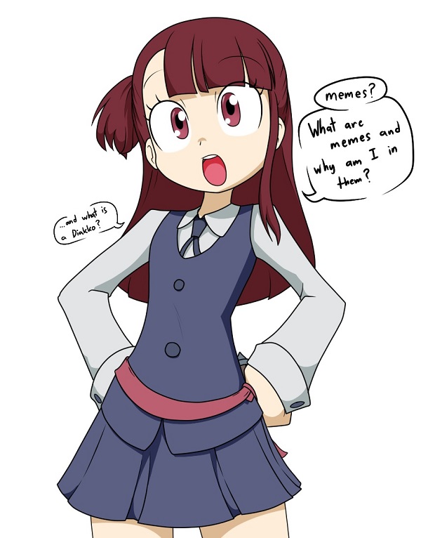 Akko Cosplay Costume from Little Witch Academia