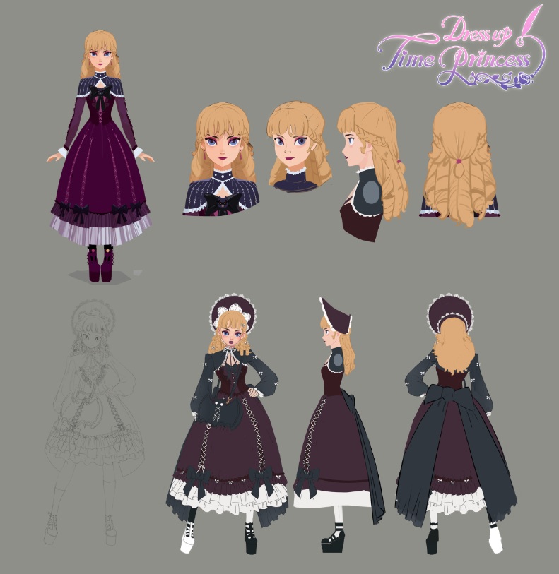 Priscilla Cosplay Costume from Dress Up! Time Princess