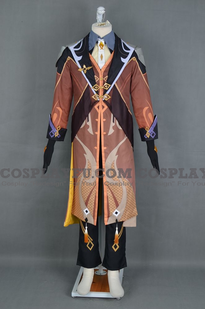 Zhongli Cosplay Costume from Genshin Impact
