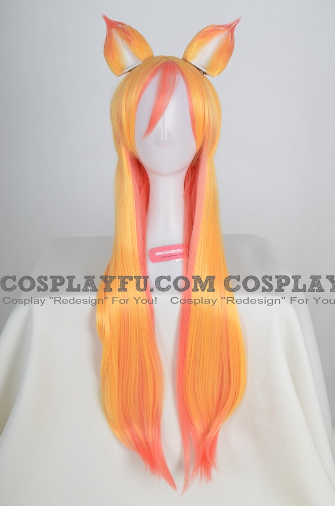 Ahri Wig (KDA, Blonde Pink Mixed) from League of Legends