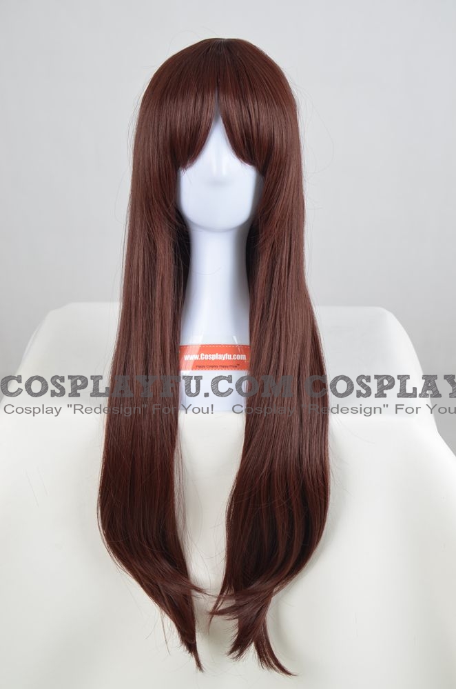 Amber Wig (Long, Straight, Brown) from Genshin Impact