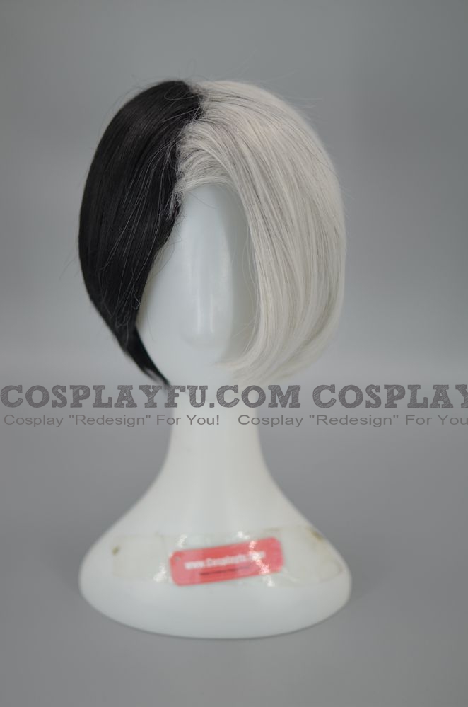 Divus Wig (Short, Mixed Black White) from Twisted Wonderland