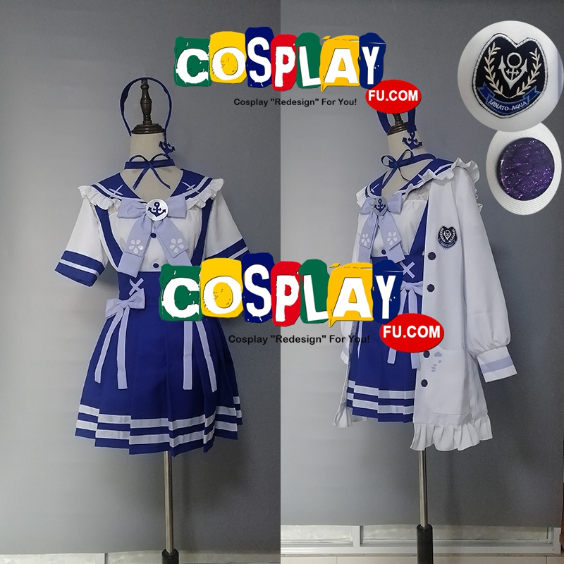Minato Aqua Cosplay Costume from Virtual Youtuber