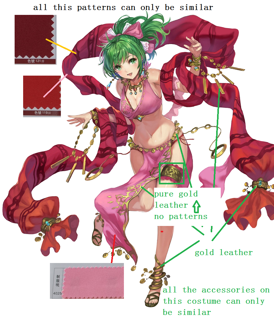 Lene Cosplay Costume from Fire Emblem Heroes
