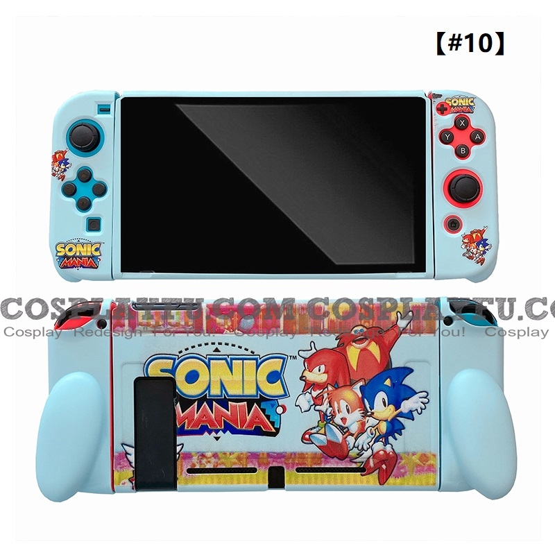 bleu Sonic Japanese Cartoon Anime Gamer Switch Shell Protection Cover TPU Cosplay