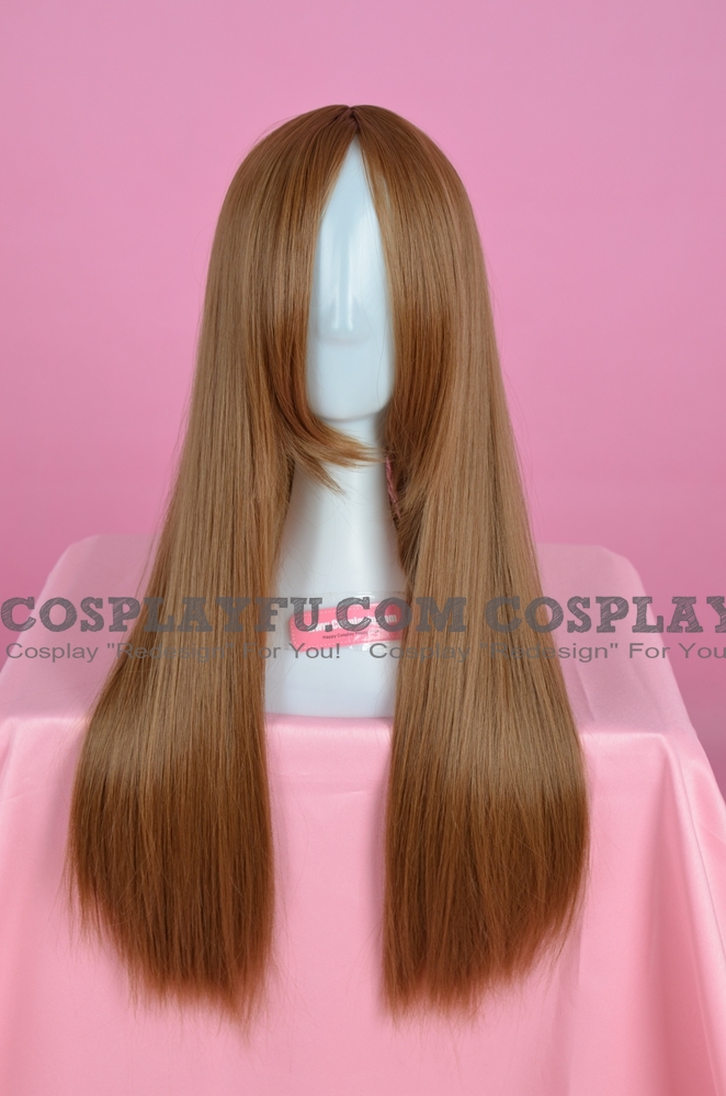 Spice and Wolf Holo Peluca (Long Straight Brown)