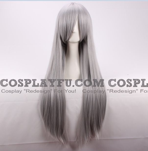 Tomoya Cosplay Costume Wig (Long Straight Silver) from Clannad