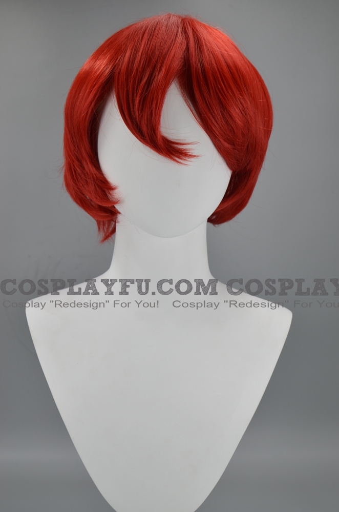 Reinhard van Astrea Cosplay Costume Wig (2nd, Short Red) From Re:Zero