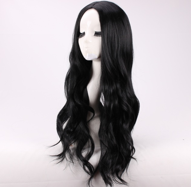 Lady Loki Cosplay Costume Wig (Female, Long Curly Black) from The Avengers