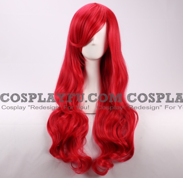 Poison Ivy Cosplay Costume Wig (2nd, Long Curly Red) from Batman