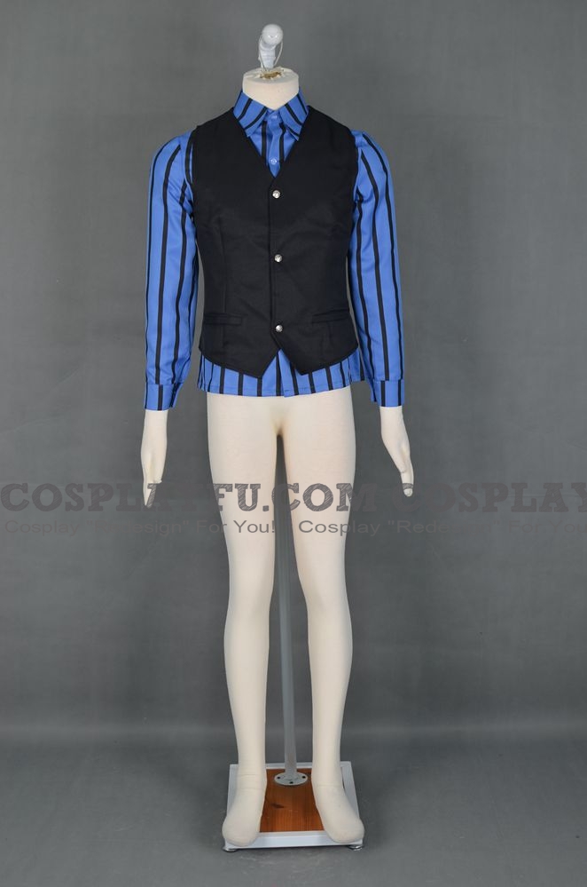Sanji Cosplay Costume (Vest and Shirt Only) from One Piece