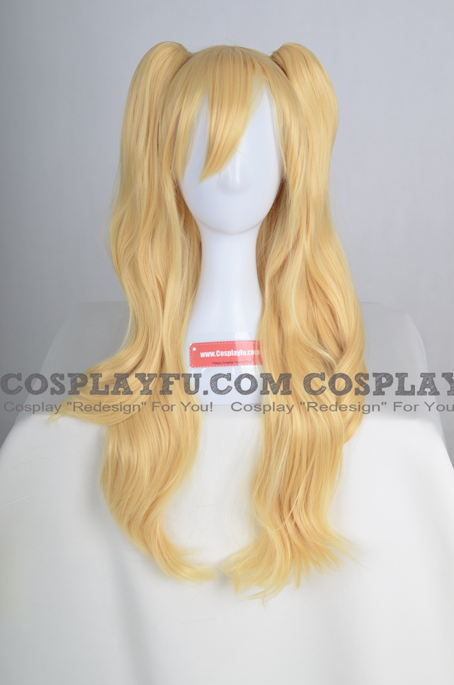 Fischl Wig (Long Curly Blonde, Pony Tails, 3rd) from Genshin Impact
