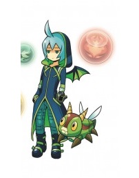 Jilen the Green Gloom Cosplay Costume from Puzzles and Dragons Z