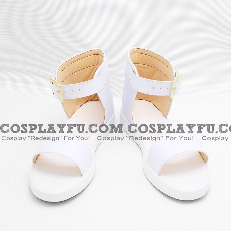 Twisted Wonderland Leona Kingscholar chaussures (Blanc)