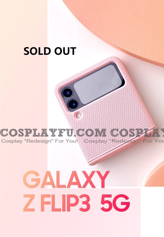 Korean Elegant Classic 담홍색 with Hinge Protect 전화 Case for Samsung Galaxy Z Flip 3 과 4 코스프레 (5G)