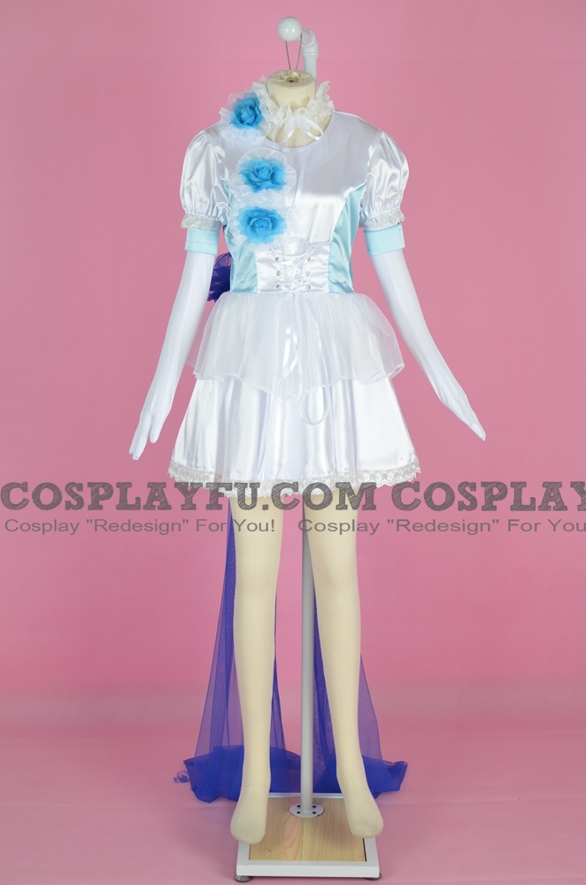 Mana Cosplay Costume (White Dress) from Malice