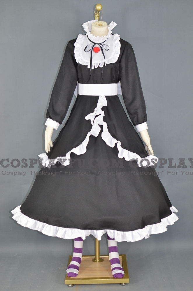 Blackberry Cookie Cosplay Costume (Japanese Maid) from Cookie Run