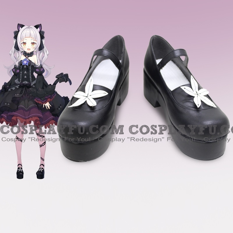 Murasaki Shion Shoes (Black) from Virtual Youtuber