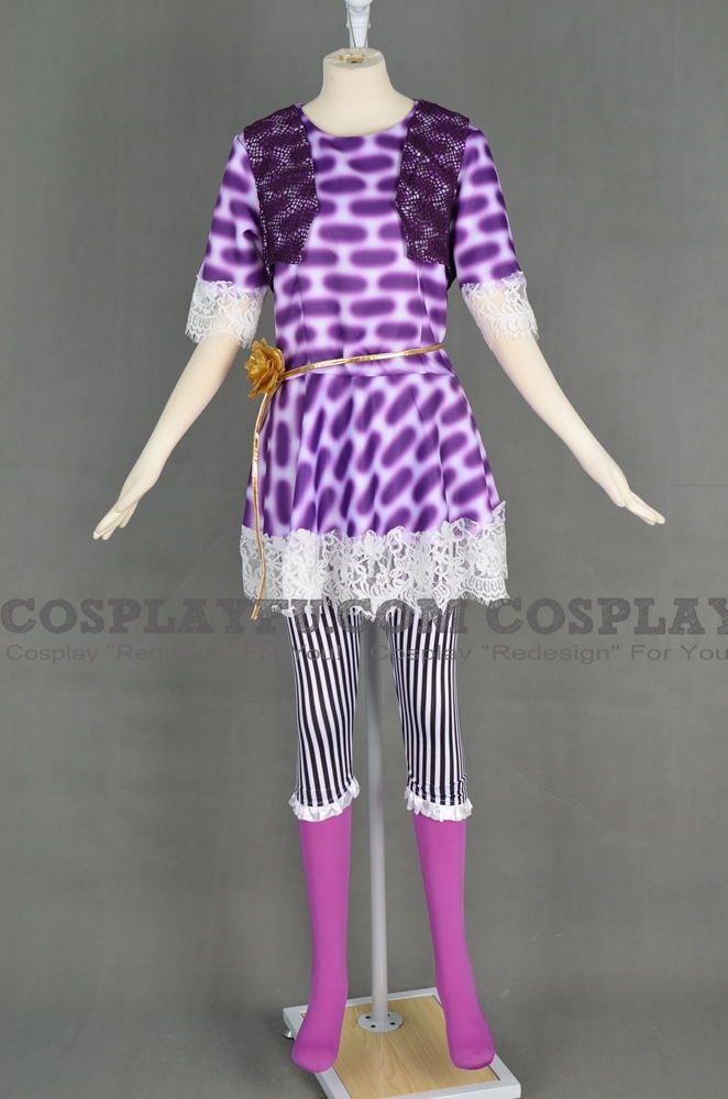Musa Cosplay Costume (Casual, Music Purple) from Winx Club