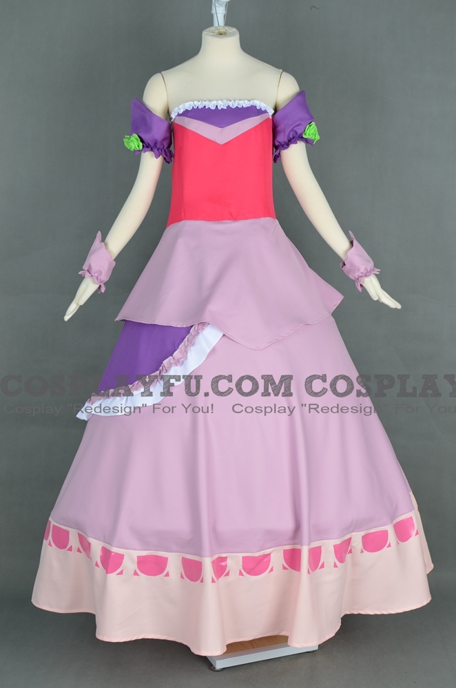 Flora of Linphea Cosplay Costume (Pink Dress) from Winx Club