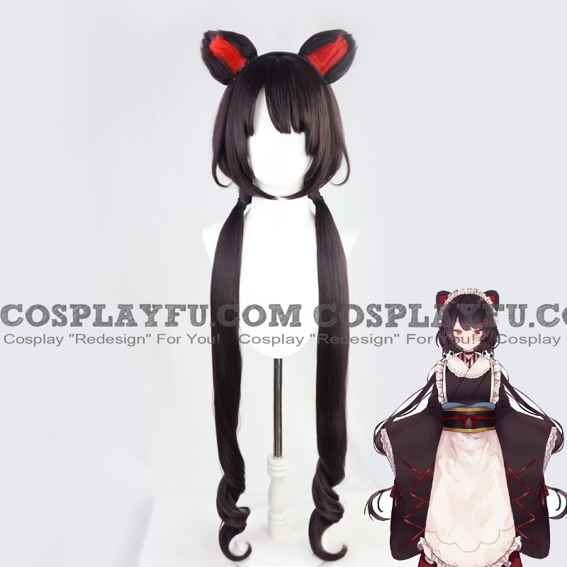 Inui Toko Wig with Ears from Virtual YouTuber