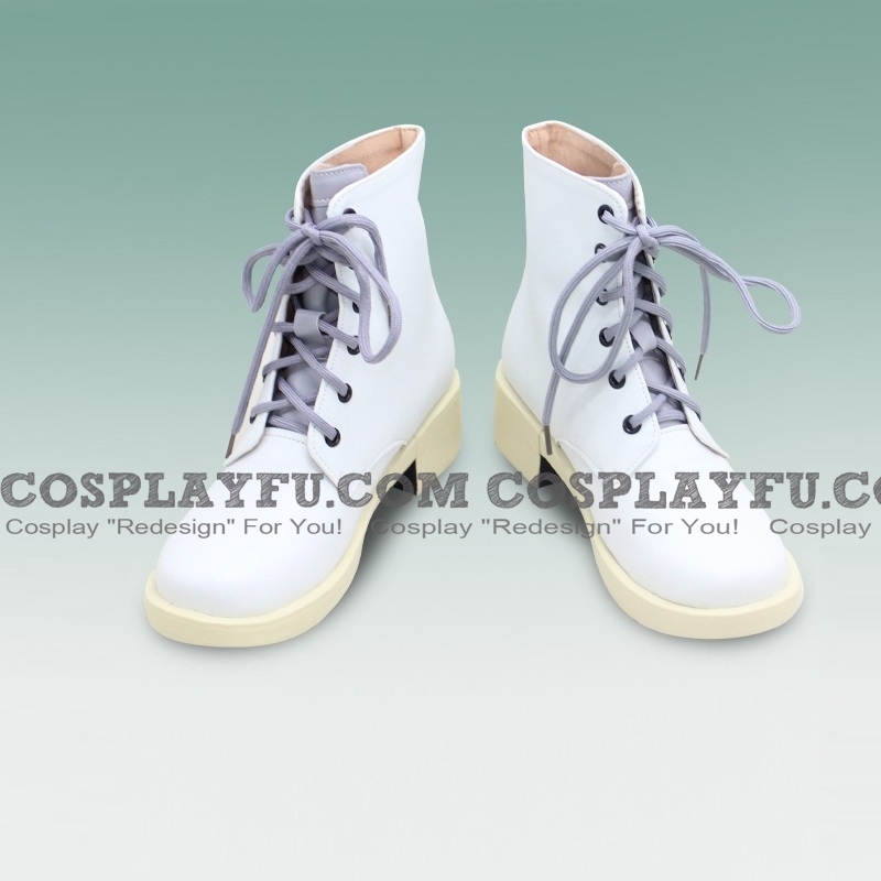 Cosplay Short White Shoes (988)