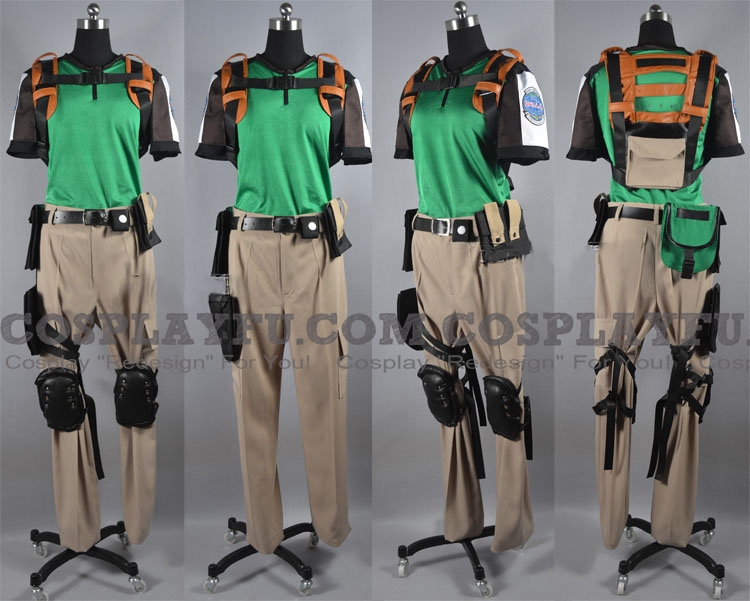 Custom Chris Cosplay Costume From Resident Evil 5 4454
