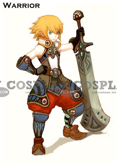 Custom Warrior Cosplay Costume from Dragon Nest - CosplayFU.com