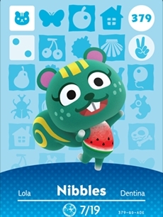 Nibbles Plush from Animal Crossing