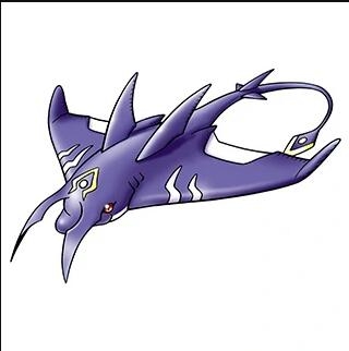 Mantaraymon Plush from Digimon
