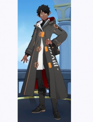 The Lord of Heroes Al Rashad Costume (Grigio)