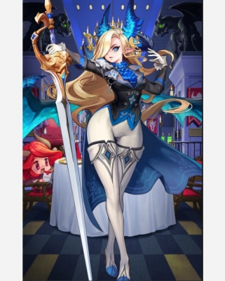 Noble Succubus Bianca Cosplay Costume from Guardian Tales