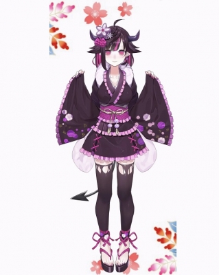 Yamiyono Moruru Cosplay Costume (Japanese) from Virtual Youtuber vtuber